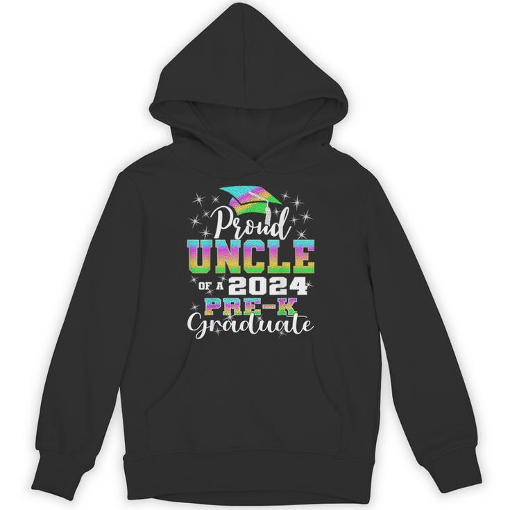 Proud Uncle Of PreK School Graduate 2024 Graduation Uncle Unisex Hoodie