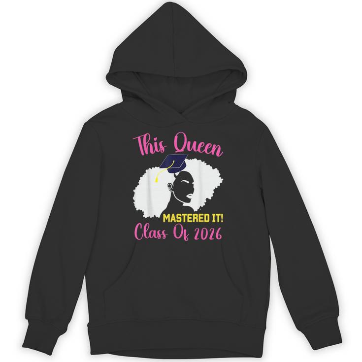 This Queen Mastered It Masters Graduation Class Of 2026 Unisex Hoodie