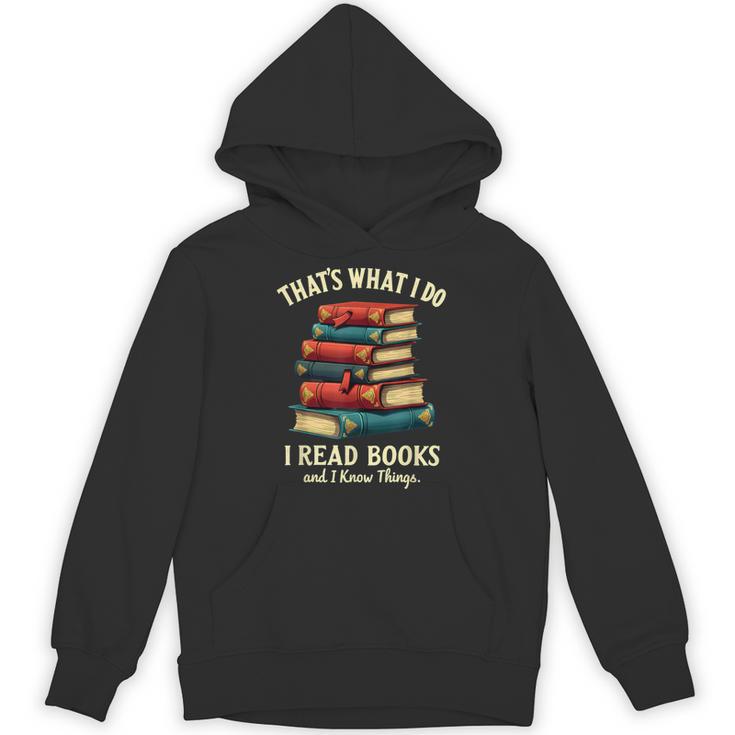 I Read Books Bookworm Halloween Unisex Hoodie