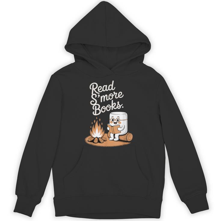 Read S'More Books Camping Outdoors Reading Campfire Smores Unisex Hoodie