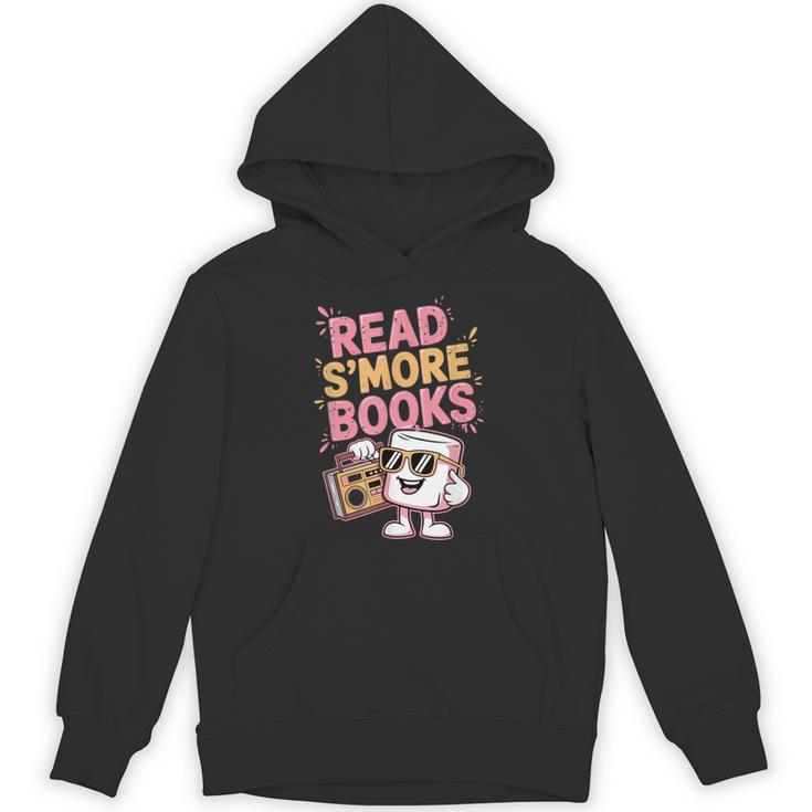 Read S'More Books Camping Outdoors Travel Campfire Smores Unisex Hoodie