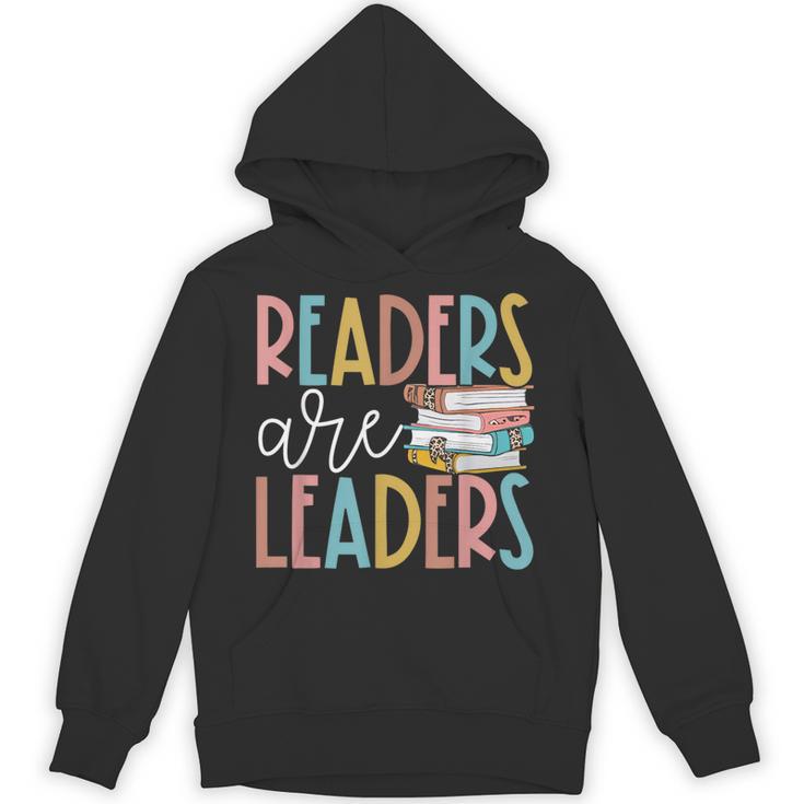 Readers Are Leaders Reading Book Lovers Teacher Women Kids Unisex Hoodie