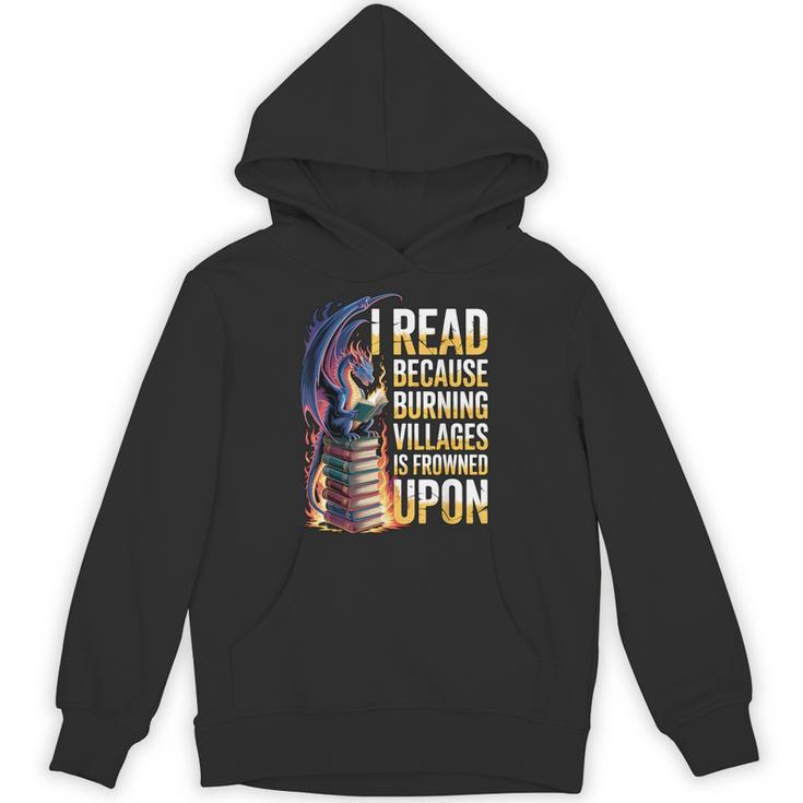 Reading Bookish Dragon Fantasy Unisex Hoodie