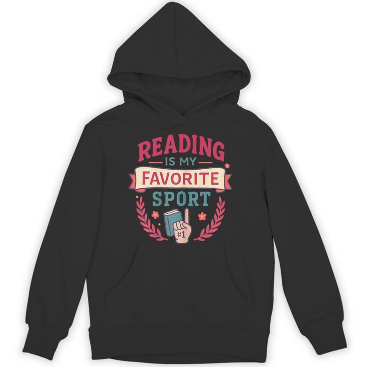 Reading Is My Favorite Sport Book Lover Keepsake For Women Unisex Hoodie