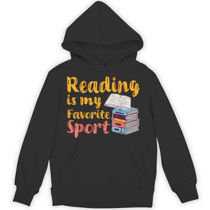 Reading Is My Favorite Sport Book Lovers Unisex Hoodie