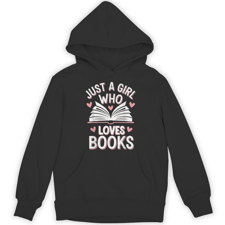 Reading Just A Girl Who Loves Books Unisex Hoodie