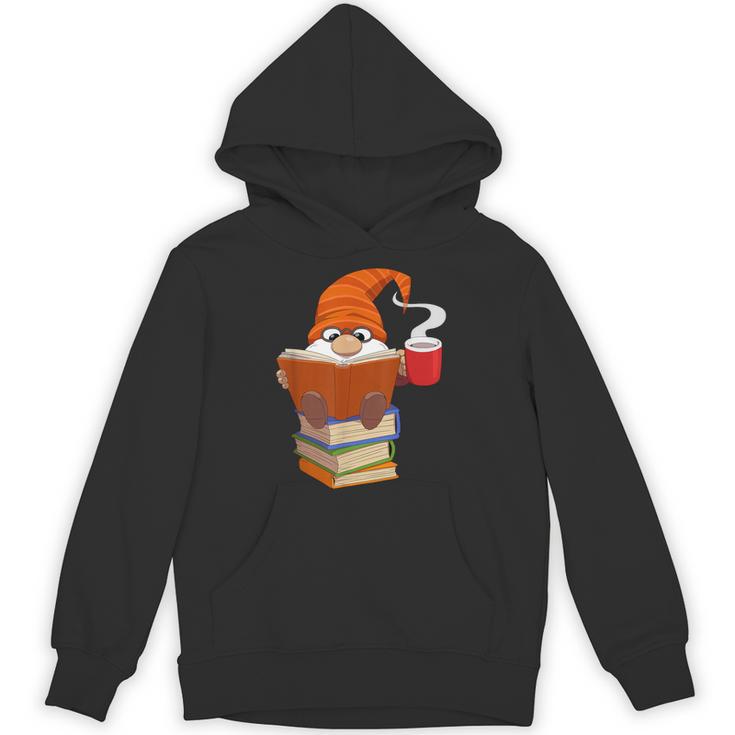 Reading Lover Book Graphic Gnome Unisex Hoodie