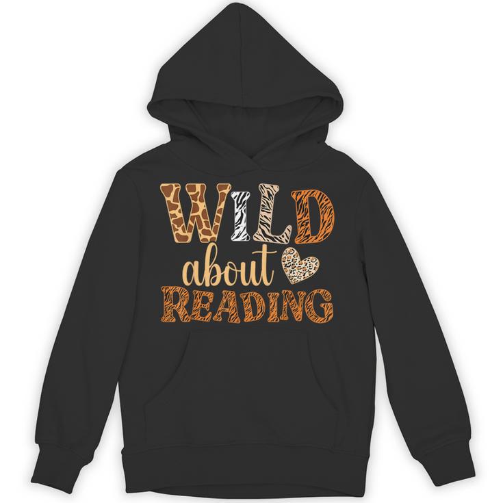 Reading Lover Wild About Reading Reading Books And Bookworm Unisex Hoodie