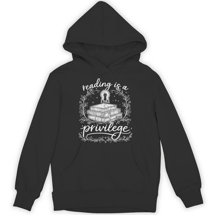 Reading Is A Privilege Vintage Reading Lover Books Unisex Hoodie