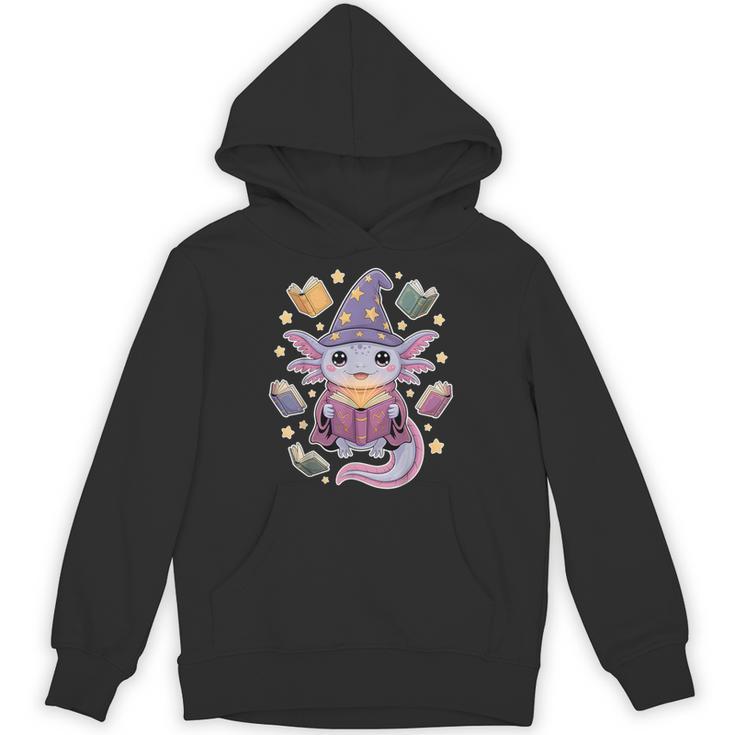 ReadsALOTL Cute Axolotl Book Lover Unisex Hoodie