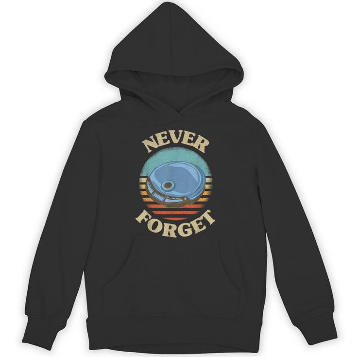 Retro CD Player Never Forget Nostalgia Vintage Unisex Hoodie
