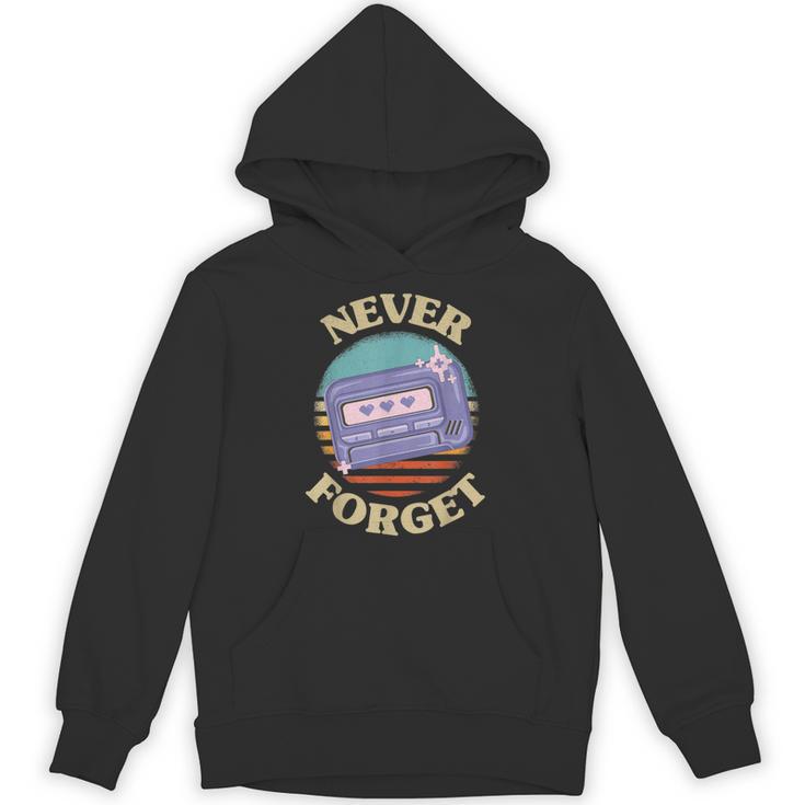 Retro Pager Never Forget Nostalgia Vintage Unisex Hoodie