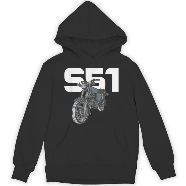 Retro Simme Moped Nostalgia Eastern Block Schwalbe Driver DDR Unisex Hoodie
