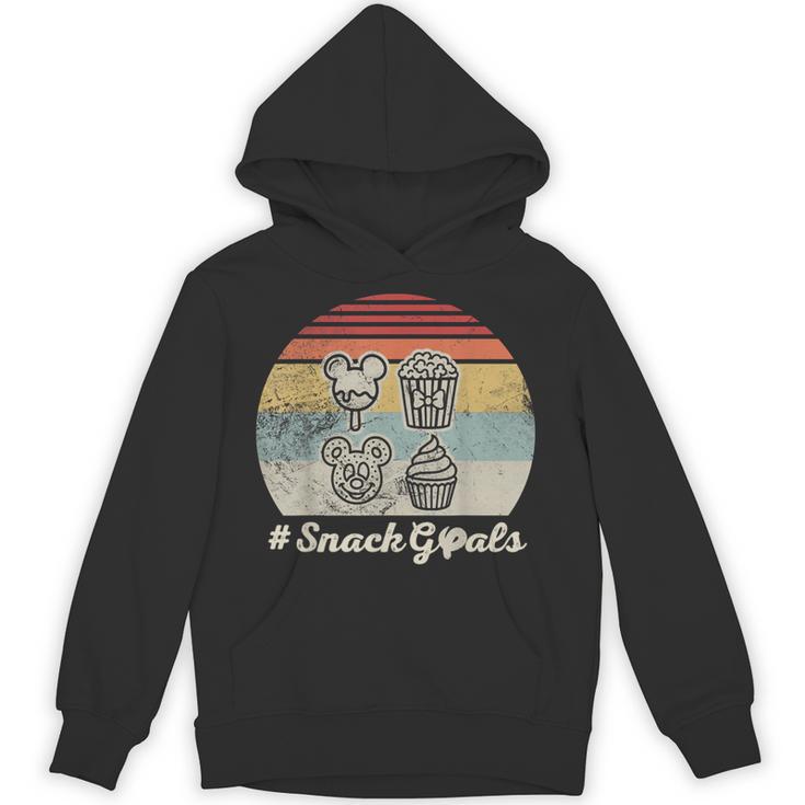 Retro Snack Goals Icon Nostalgia Unisex Hoodie