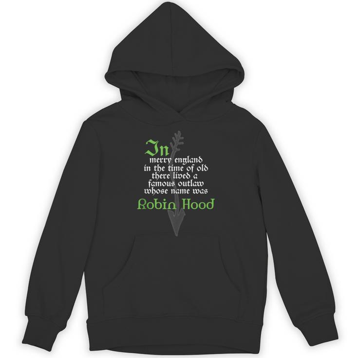 Robin Hood T Shirt For Book Lovers And Literature Fans Unisex Hoodie