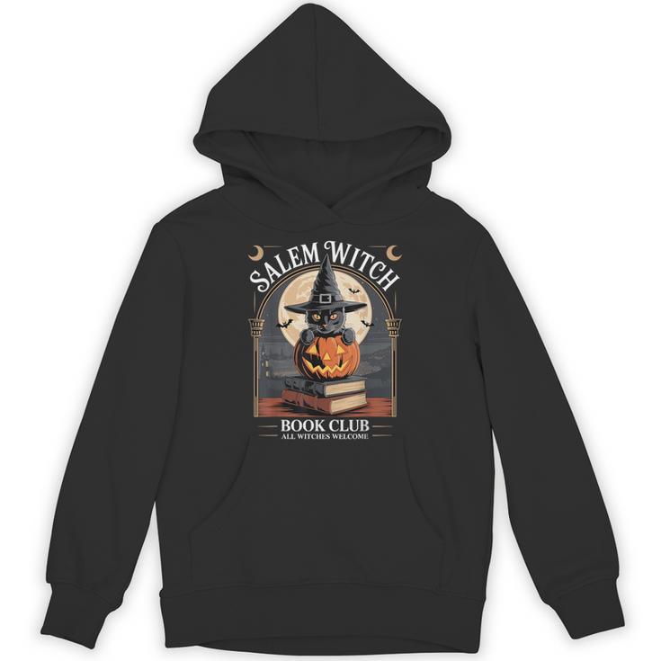 Salem Witch Book Club All Witches Welcome Halloween Reading Unisex Hoodie