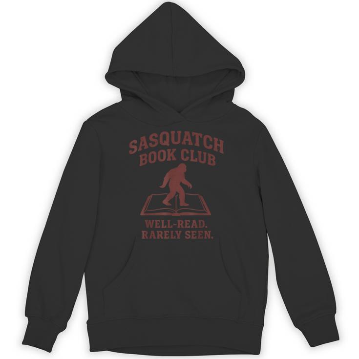 Sasquatch Book Club Bigfoot Reading Cryptid Vintage Unisex Hoodie Sasquatch Book Club Bigfoot Reading Cryptid Vintage Unisex Hoodie