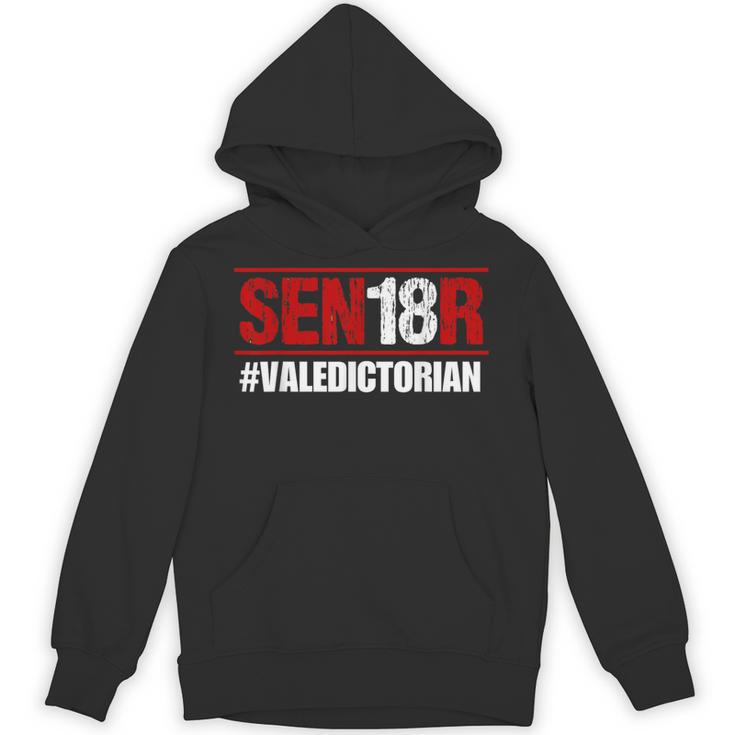 Senior 2018 Valedictorian School Colors Graduation Unisex Hoodie