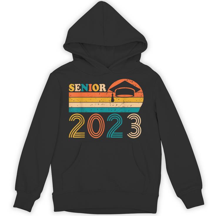 Senior 2023 Retro Class Of 2023 Seniors Graduation 23 Unisex Hoodie