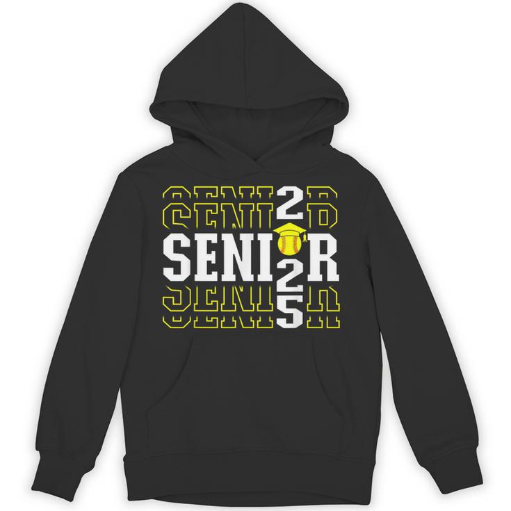 Senior 2025 Softball Class Of 2025 Graduation Unisex Hoodie