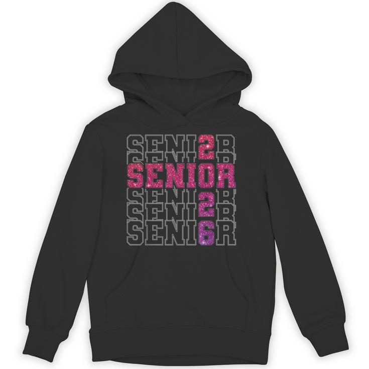 Senior 2026 Class Of 2026 Graduation 2026 Pink Girl Women Unisex Hoodie