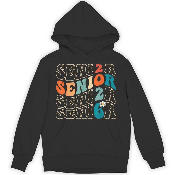 Senior 2026 Class Of 2026 Retro Groovy Graduation Grad Women Unisex Hoodie