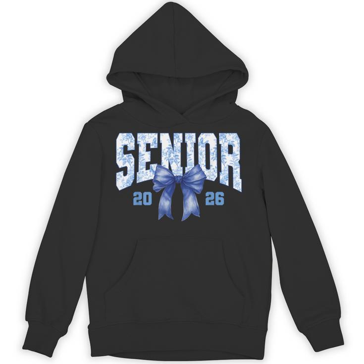Senior 2026 Class Of 2026 Toile Coquette Bow Graduation 2026 Unisex Hoodie