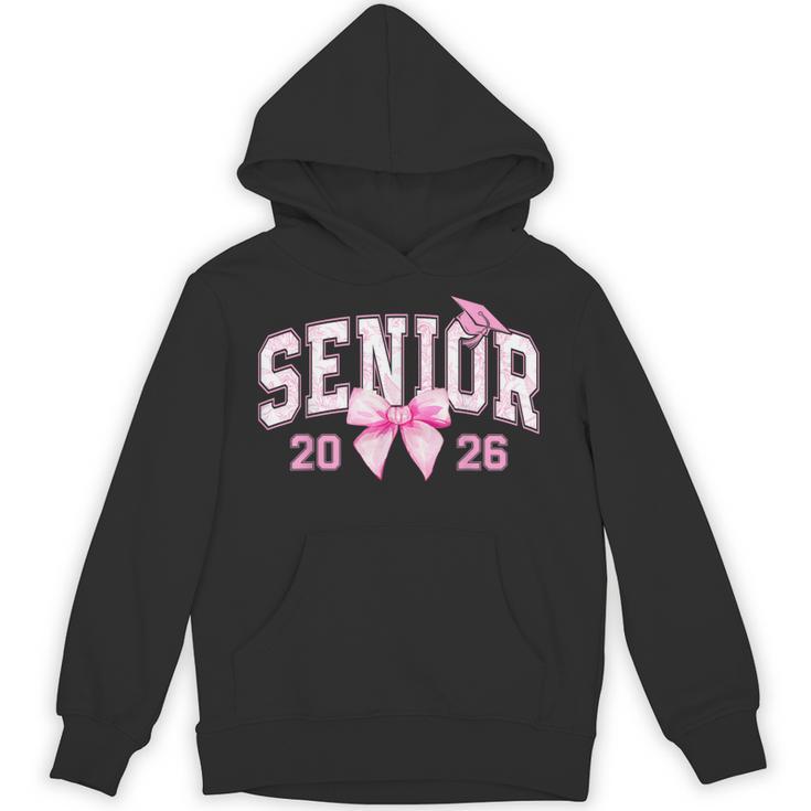 Senior 2026 Coquette Pink Bow Girls Class Of 2026 Graduation Unisex Hoodie