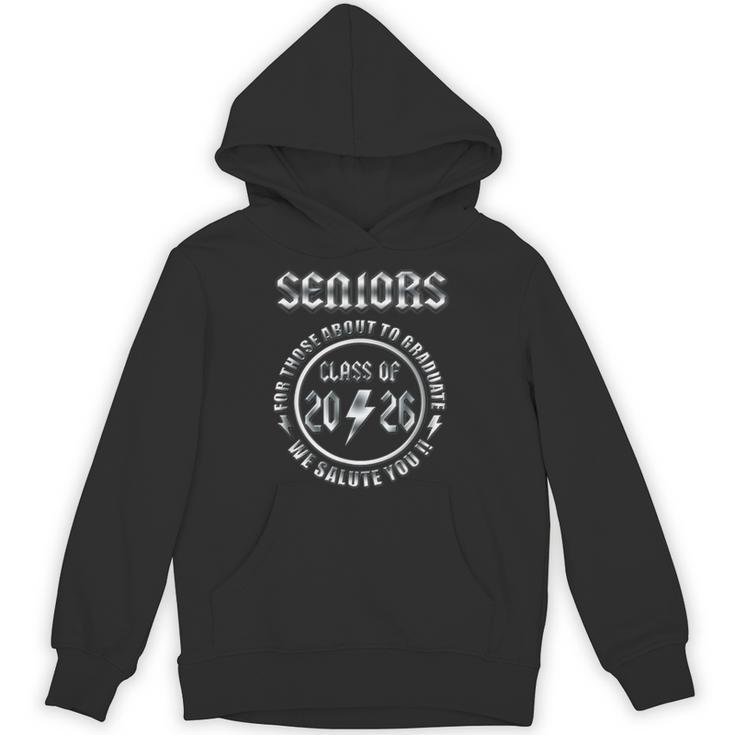 Senior 2026 Iconic Classic Rock Graduation Retro Unisex Hoodie