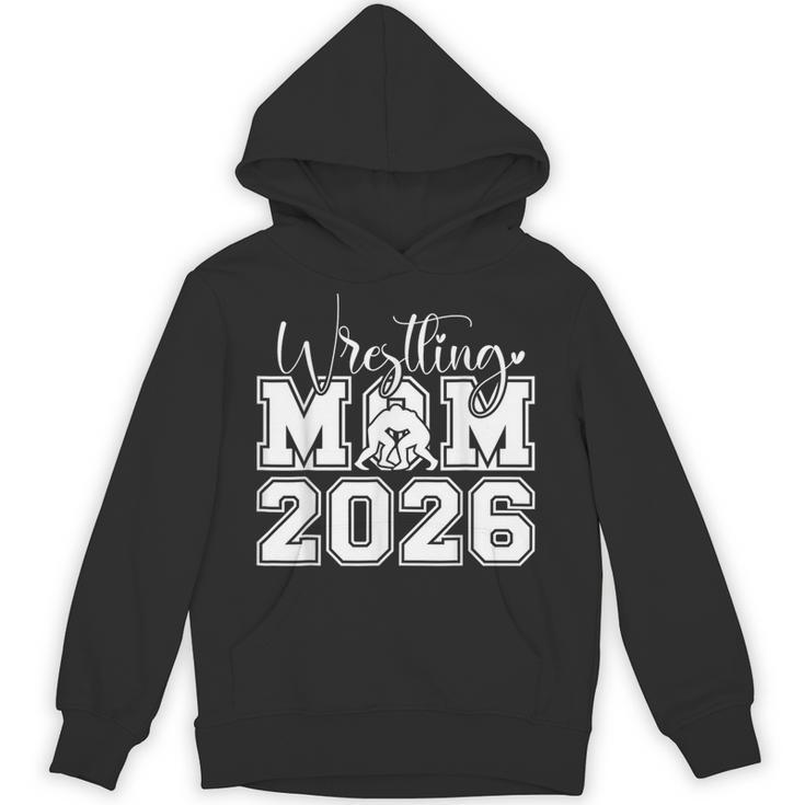 Senior 2026 Wrestling Mom Proud Senior 2026 Mom Graduation Unisex Hoodie