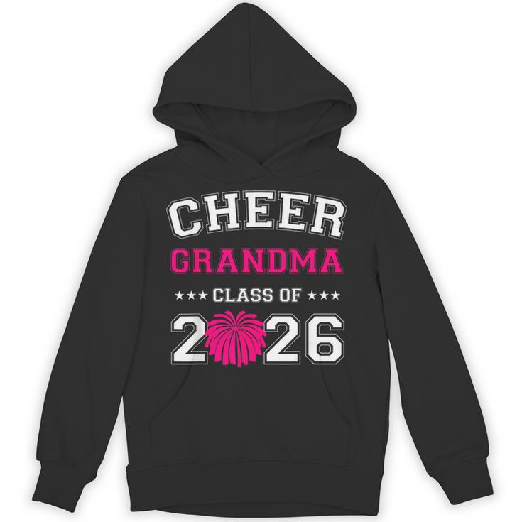 Senior Cheerleader Grandma Cheer Class Of 2026 Graduation Unisex Hoodie