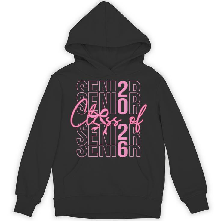 Senior Class Of 2026 Coquette Bow Graduation 2026 Girl Women Unisex Hoodie