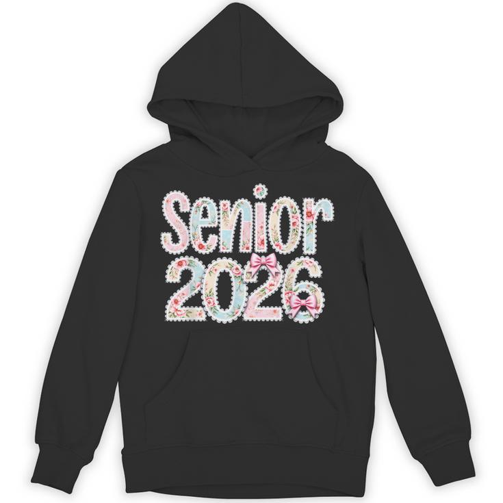 Senior Class Of 2026 Graduation 2026 Coquette Pink Bow Cute Unisex Hoodie