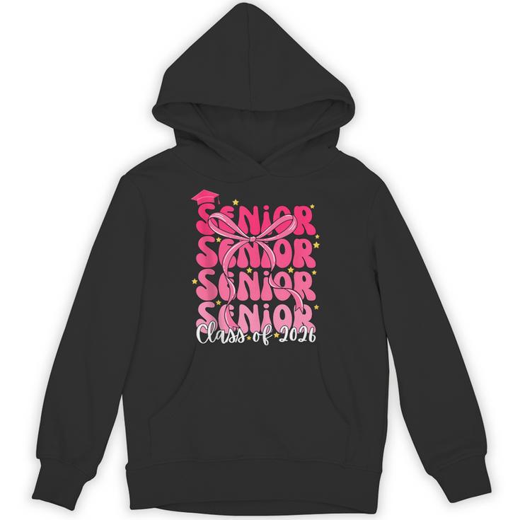 Senior Class Of 2026 Pink Coquette Bow Graduation 2026 Unisex Hoodie
