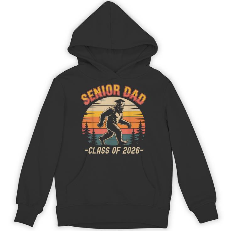 Senior Dad Class Of 2026 Bigfoot Vintage Graduation Unisex Hoodie