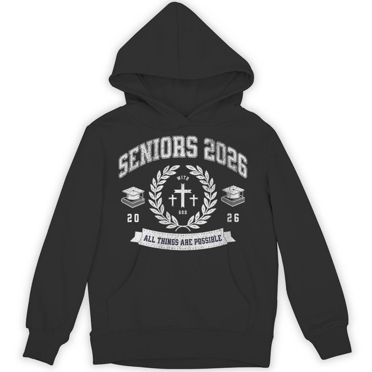 Seniors Class Of 2026 Christian Graduation Religious Grad Unisex Hoodie