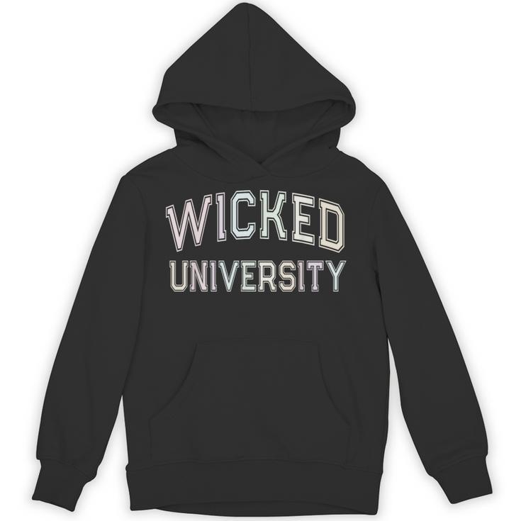 Silly WICKED UNIVERSITY Introvert Salem 1692 Senior 2025 Unisex Hoodie