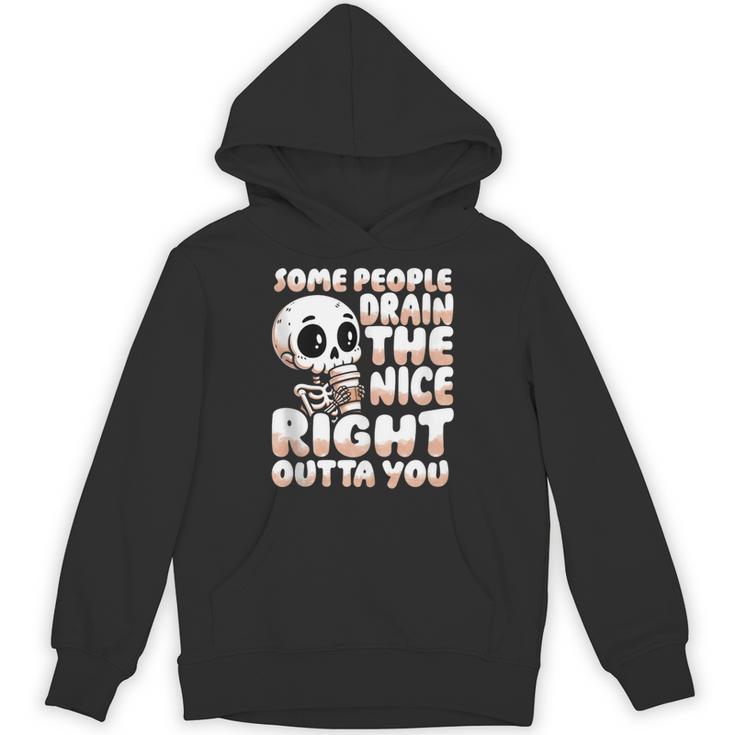 Skeleton Coffee Lover Introvert Unisex Hoodie