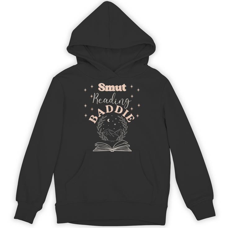 Smut Reading Baddie Smutty Book Lover Merch Women Romance Unisex Hoodie