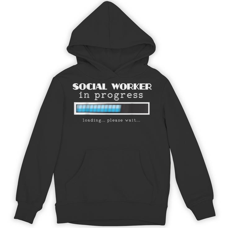 Social Worker In Progress MSW Masters Graduation Shirt Unisex Hoodie