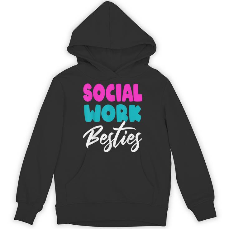 Social Worker Work Coworkers Best Friend Graduation MSW Unisex Hoodie