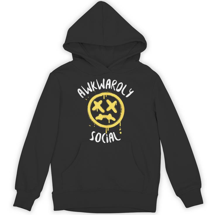 Socially Awkward Introvert Social Anxious Awkwardly Social Unisex Hoodie