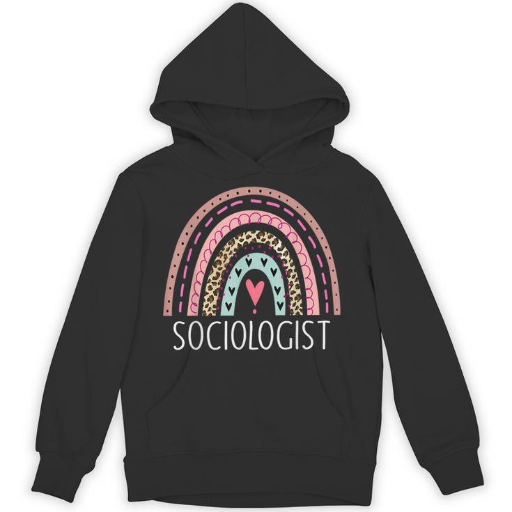 Sociologist Sociology Teacher Graduation Rainbow Unisex Hoodie