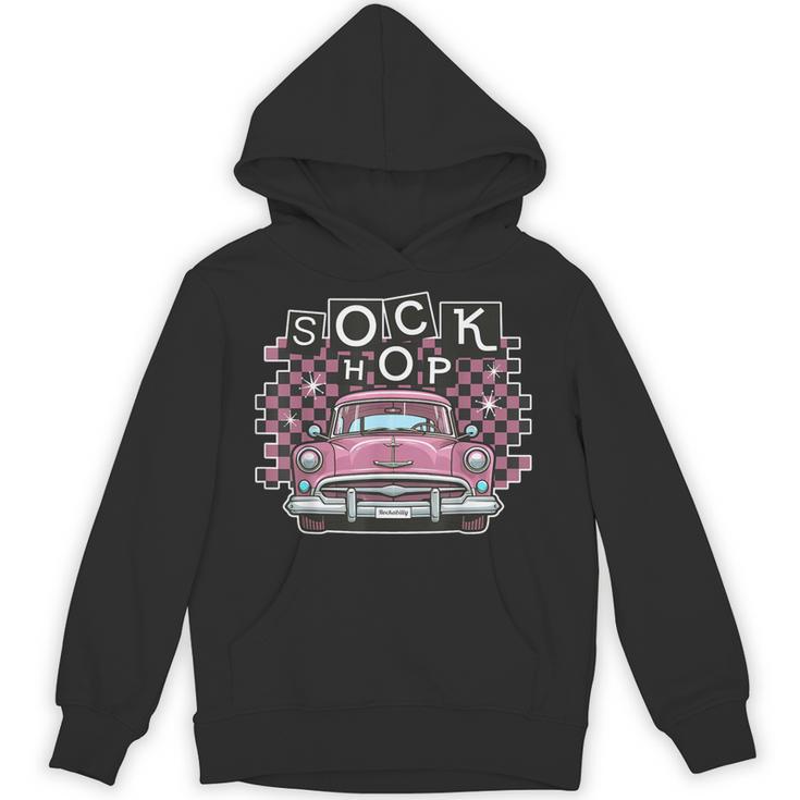 Sock Hop 50s Classic Car Nostalgia 1950s Greaser Unisex Hoodie