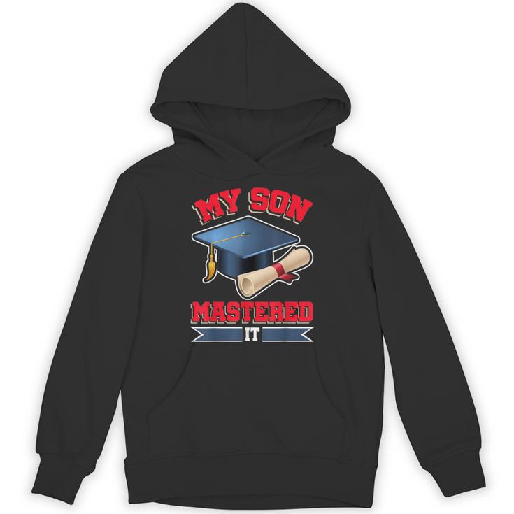 My Son Mastered It Shirt Masters Tee Graduate Graduation Unisex Hoodie