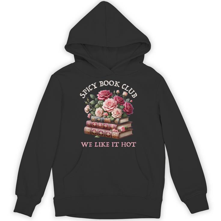 Spicy Book Club Dark Romance Reader Women Bookish Merch Cute Unisex Hoodie
