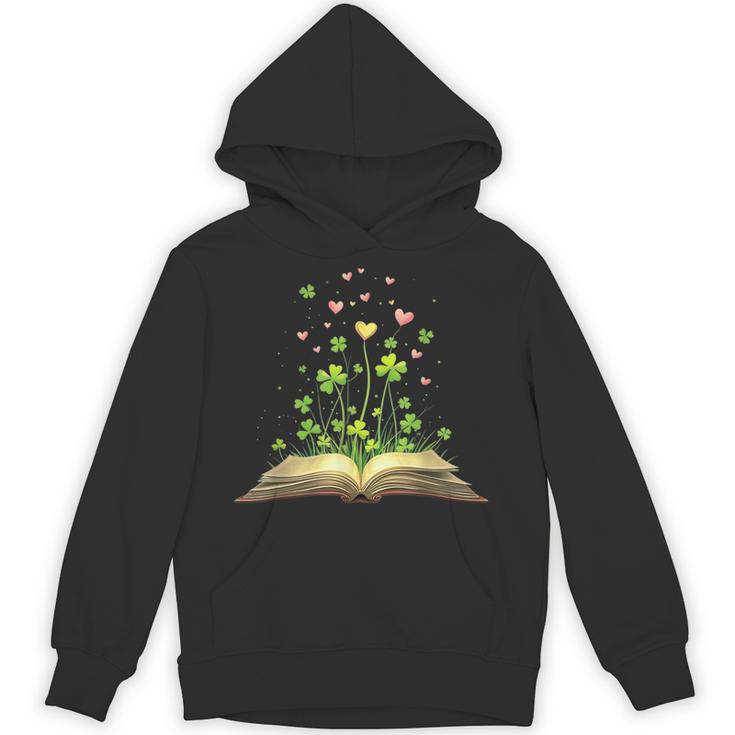 St Patricks Day Book Lover Librarian Core Shamrock Author Unisex Hoodie