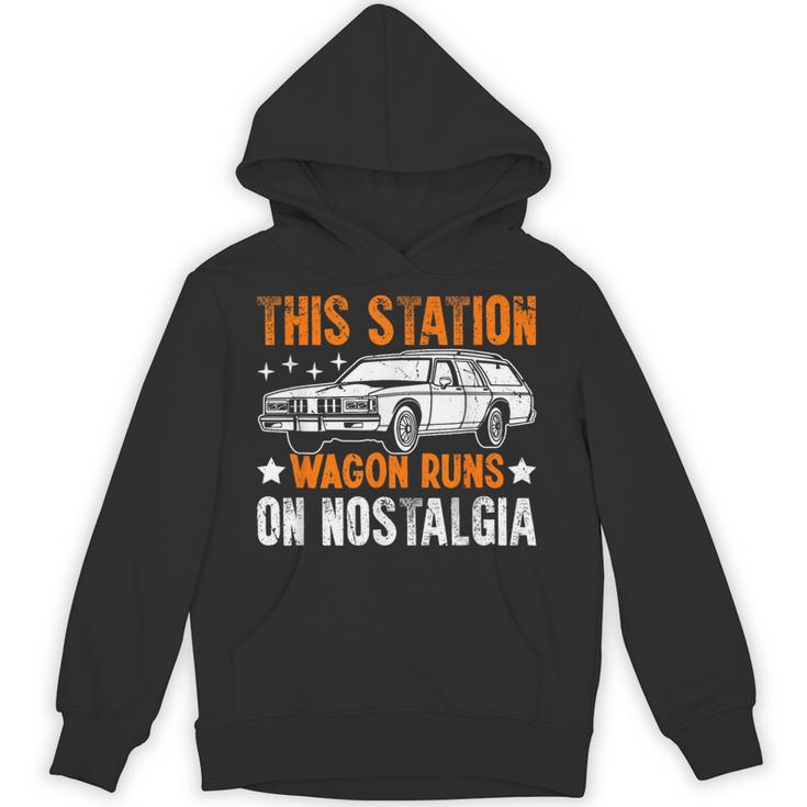 This Station Wagon Runs On Nostalgia Wagon Unisex Hoodie