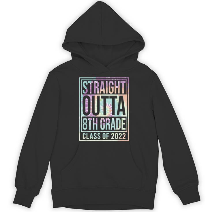 Straight Outta 8th Grade Class Of 2022 School Graduation Unisex Hoodie
