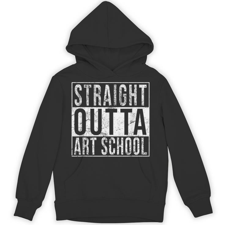 Straight Outta Art School Graduation Shirt Unisex Hoodie